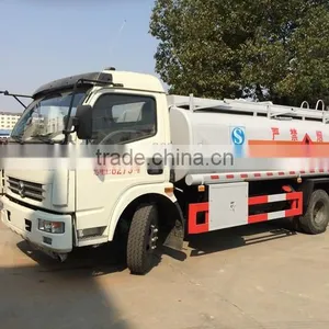 2 Axles Mini Petrol Tanker for Sale 8cbm Diesel Type Fuel Tank Truck Dongfeng Used Oil Trucks thumbnail-2