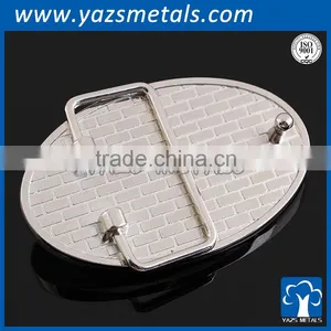 Hot Sales Custom Metal Engrave Silver Belt Clip thumbnail-6