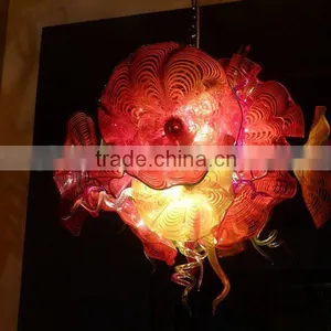 Hand Made Dishing Glass Chandelier XO GLASS Chandelier Xo-201131 Elegant Bowls Chandelier and Beautiful Multi Color Chandelier thumbnail-1