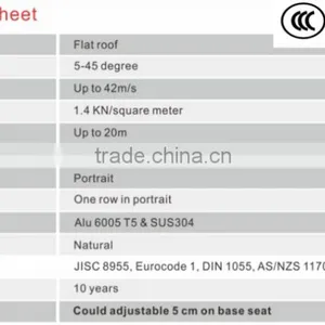 Solar Panel Roof Mounting Brackets For Pv Modules Solar Mounting Rail Tripod II thumbnail-3