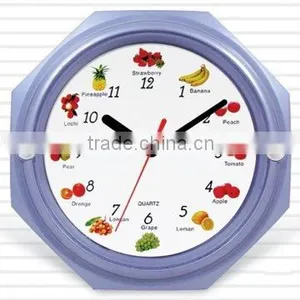 Octagonal Gift Clock for Promotion, Giveaway Clock thumbnail-1