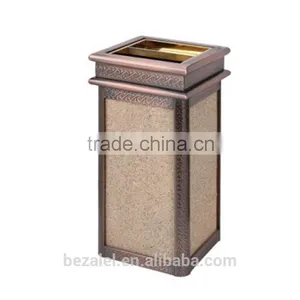 Square Ground Ash Can Bucket Hotel Lobby Cigarette Ash Bin thumbnail-1