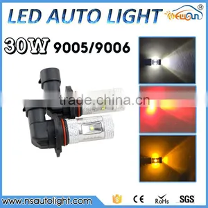 LED Car Light Daytime Running Lights Xenon White 9005 HB3 720LM 30W LED Projection Fog/Driving DRL Low Beam Bulb thumbnail-1