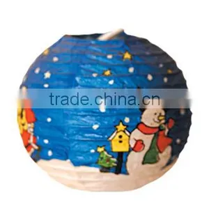 Christmas Decoration Snowing Paper Lamp Lantern thumbnail-2