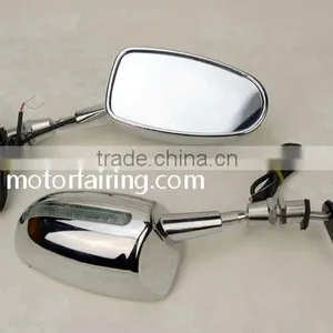 Universal Chrome Motorcycle Rear Mirrors Can Fit for ZX750 / ZX7 ZX7R thumbnail-1
