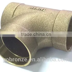 Good Quality in Taiwan Bronze Casting DWV Copper Tee Manufacture thumbnail-4