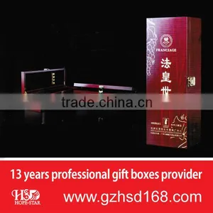 Wholesale Luxury Matte Wine Box Wine Bottle Packaging Box Custom Logo Printed Paper Cardboard Packaging Box for Wine Bottle thumbnail-4