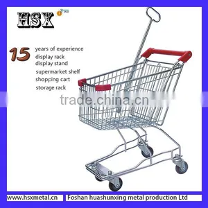 Metal Chrome Kids Supermarket Shopping Trolley HSX-S441 thumbnail-2