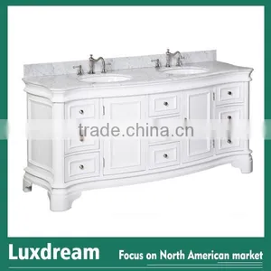 72" Toronto Solid Wood Cabinet With Traditional Design Bathroom Vanity thumbnail-1