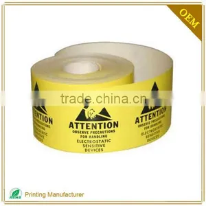 2016 Wholesale Custom Warning Label Sticker For Safety thumbnail-3