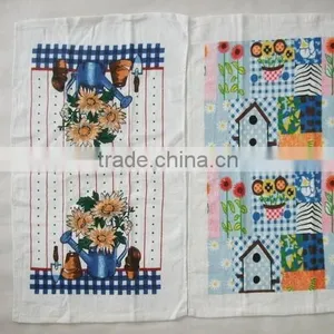 Latest Design Cheap Items to Sell Pigment Printing Kitchen Cotton Towel Tea Towel China Supplier Wholesale thumbnail-2