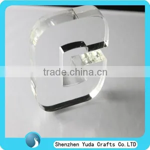 Wholesale Price Laser Cut Clear Letter Acrylic Sign, Cut Out Plexiglass Perspex Letter G thumbnail-1