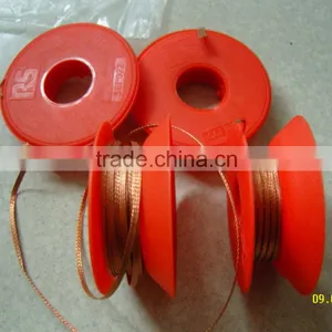 Solder Wick Desoldering Wire Electronics Grade (absorb Solder Inside) ROHS Copper Braid 2.0mm (W) *10m (L) thumbnail-2