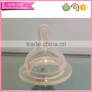 Momy Realistic Teat Wide Neck Silicone Baby Water Bottle Nipples thumbnail-1