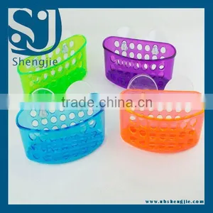 Trade Assurance Wholesale Mesh With Handle Laundry Plastic Bathroom Basket/plastic Bathroom Desk Storage Basket thumbnail-1
