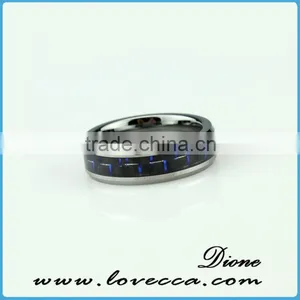 Top Quality Custom Men Stainless Steel Inlay Carbon thumbnail-1