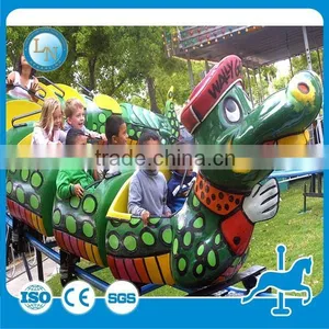New Hot Amusement Park Equipment Cheapest Small Worm Roller Coaster thumbnail-1