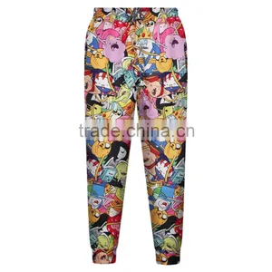 Custom Design Sports Pants XS-XXL Trousers For Women Cartoon Print N18-20 thumbnail-1