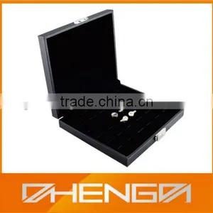 High Quality Customized Made in China Wood Cufflink Gift Box thumbnail-5