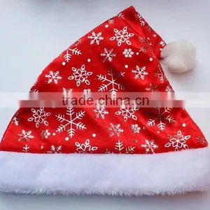 Cute Red Christmas Plush Santa Claus Hat thumbnail-3
