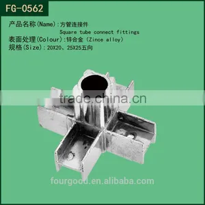 5ways Square Tube Connect Fittings thumbnail-1