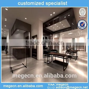 Garment Store Wood Floor Display Cabinet thumbnail-4