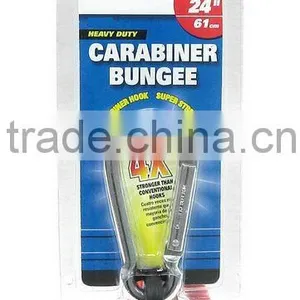 Carabiner Bungee Cord Red 24 Inch thumbnail-1