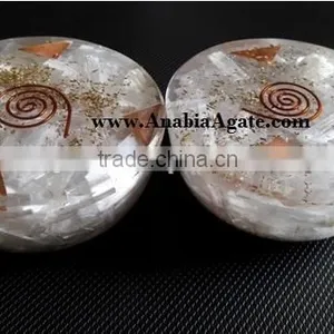 Selenite Orgone Dome Bowls | Wholesale Indian Orgone Products Manufacturer thumbnail-4