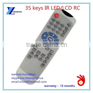 High Quality Black 49 Keys IR Remote Control for CHKQ 3218DS-HD Lcd/led tv thumbnail-3
