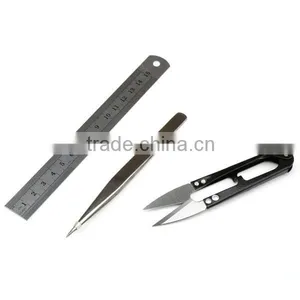 9 Pcs Jewellery Making Beading Mini Pliers Tools Kit Set Flat Long Round Nose thumbnail-4
