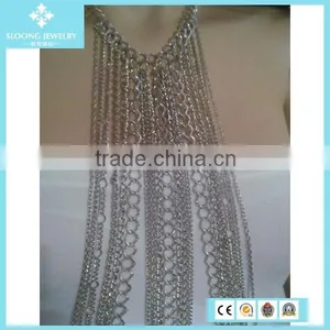 Wholesale Turkish Silver Body Chain Necklace Jewelry thumbnail-2