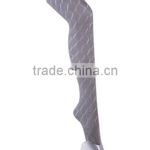 Women's Fantasy Grey Dimonds Mesh Pantyhose thumbnail-1