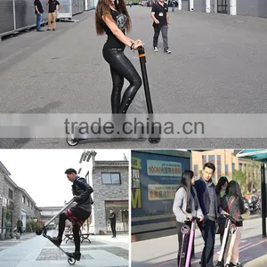 Carbon Fiber Folding Electric Scooter With 5 Inch Solid Tires for Adult thumbnail-3