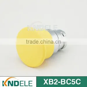 40mm Mushroom Waterproof Push Button Cap Yellow XB2-BC5C thumbnail-1