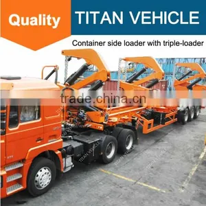Container Side Lifter , 20ft 40ft 45ft Container Self Side Loading Trailer thumbnail-3