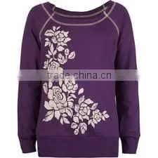 100% Cotton Lady Size 320gsm High Quality Sweatshirt thumbnail-1