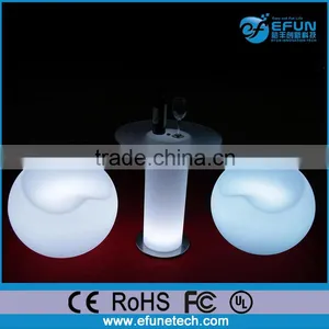 Wholesale Rgb Color Changing Light up Stool Chair Seat, Led Bar Stool Round thumbnail-1