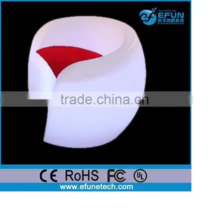 Battery Rechargeable Led Curve Sofa Chair,modern Design LED Illuminated Sofa thumbnail-1