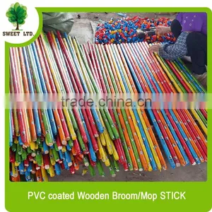 Plastic Cover Eucalyptus Material Wooden Mop Handle thumbnail-6