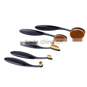 Hot Selling Toothbrush Shape BB Cream Fundation Oval Makeup Brushes for 5pcs thumbnail-1