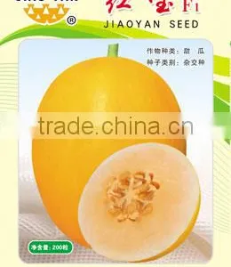 Big Fruit Hybrid Yellow Sweet Melon Seeds For Planting-Red Baby F1 thumbnail-1