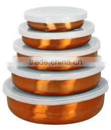 Metal Stainless Steel Color Coating Mixing Bowl thumbnail-4
