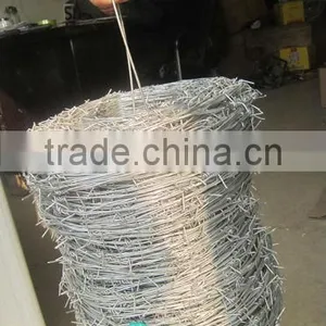Hot-dipped Galvanized Steel Barbed Wire thumbnail-1