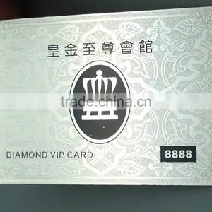 Silver Metal Business Card With SLE4442/AT24C02 thumbnail-2