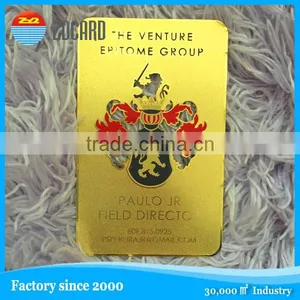 Quality Customized Metal Cards With Color Printed thumbnail-2