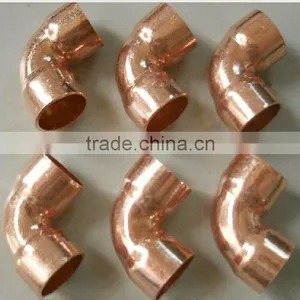 Free Sample 90 Degree Copper Elbow Welding Pipe Fitting thumbnail-1