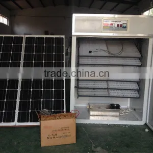 1056 Eggs Automatic Chicken Incubator With Solar Power Panel and Battery thumbnail-1