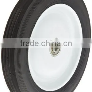 Oregon 72-024 Semi-pneumatic Wheel 14X175 Diamond Tread/metal Wheel/wheelbarow Tyre thumbnail-2