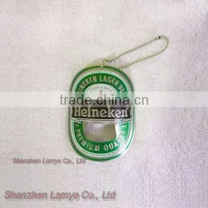 3D Cheap Metal Keychain Bottle Opener thumbnail-1