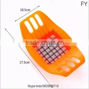 Easy to Use Stainless Steel and Plastic Manual Potato Chipper , Pototo Chips French Fries Cutter thumbnail-2